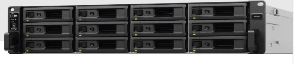 NAS assemblato Synology SA3410 84TB (12x7TB) con SSD Entreprise